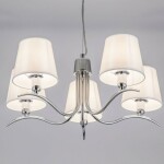 Фото 2 CL439151 Эмма Хром+Белый Св-к Люстра