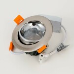 Фото 2 CLD001NW5 Альфа ХромМат+Хром Св-к Встр. LED 7W*3500K