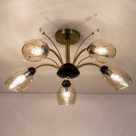 Фото 3 CL108155 Комета Бронза+Дымч. Св-к Люстра