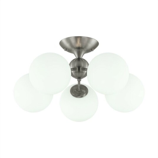 Фото CL102154 Томми Хром Мат.+ Белый Св-к Люстра