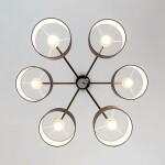 Фото 4 CL428261 Форма Кофе+Серый Св-к Люстра