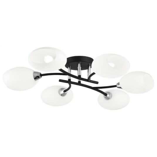 Фото CL148165 Флорида Черн.+Хром Св-к Люстра