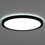 Фото 1 CL738241EL Бейсик Лайн Черный Св-к с пультом LED+RGB 30W