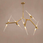 Фото 2 Люстра Agnes 10 gold