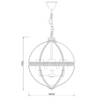 Фото 1 Люстра Residential 4L brass