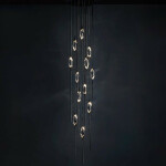 Фото 1 Подвесной светильник Pezzo 12 pearl black