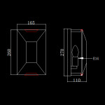 Фото 3 Настенный светильник Harlow Crystal 1A gold