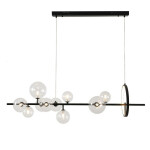 Фото Люстра KG1233P-10 black/clear