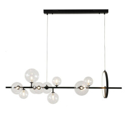 Фото Люстра KG1233P-10 black/clear