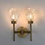 Фото 1 Настенный светильник BRWL7071-02 antique brass