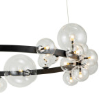 Фото 1 Люстра KM1294P-24 black/clear