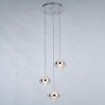 Фото 1 Подвесной светильник MD22030002-3A chrome/clear