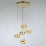 Фото 1 Подвесной светильник MD22030002-5A gold/champagne