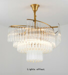 Фото 2 Люстра 66018 brushed brass