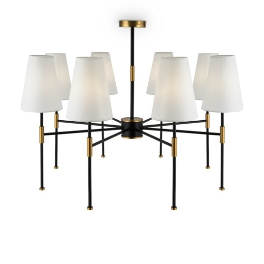 Фото Люстра Freya FR5196PL-08BBS