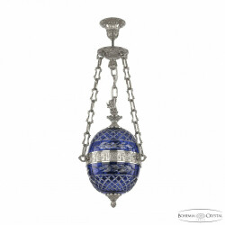 Фото Подвесной светильник бронзовый 71000P/20 Ni Clear-Blue/H-1J FA3S