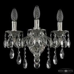 Фото Бра бронзовые с хрусталём 7101B11/3/125 B Ni