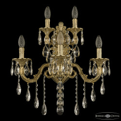 Фото Бра бронзовые с хрусталём 7101B16/3+2/210 B G