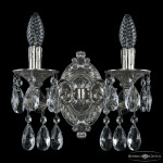Фото Бра бронзовые с хрусталём 7102B11/2/125 A Ni