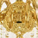 Фото 1 Люстра бронзовая с хрусталём 71101/16/360 B G