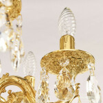 Фото 3 Люстра бронзовая с хрусталём 71101/6/125 B G