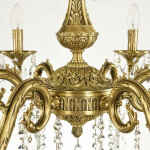 Фото 1 Люстра бронзовая с хрусталём 71101/6/210 B FP