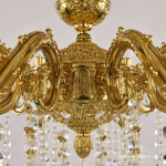 Фото 2 Люстра бронзовая с хрусталём 71102/10/250 B G