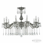 Фото 3 Люстра бронзовая с хрусталём 71102/10/300 A NB