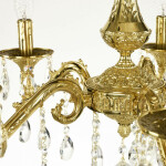 Фото 1 Люстра бронзовая с хрусталём 71102/5/175 A G