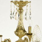 Фото 2 Люстра бронзовая с хрусталём 71102/5/175 A G