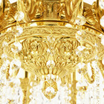 Фото 4 Люстра бронзовая с хрусталём 71102/5/175 B G