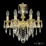 Фото 1 Люстра бронзовая с хрусталём 71102/6/125 B G