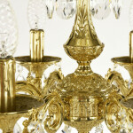 Фото 2 Люстра бронзовая с хрусталём 71102/6/125 B G