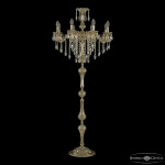 Фото 1 Торшер бронзовый с хрусталём 71102T/8/210 B G