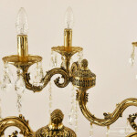 Фото 2 Люстра бронзовая с хрусталём 71104/12/350 B GB