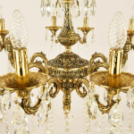 Фото 4 Люстра бронзовая с хрусталём 71104/12/350 B GB