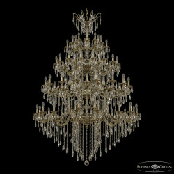 Фото Люстра бронзовая с хрусталём 71105/24+24+24+16/590/XL/4d B GB Y1