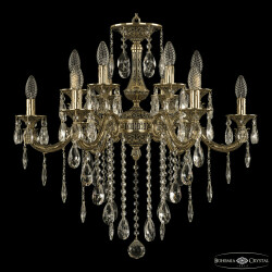 Фото Люстра бронзовая с хрусталём 71118/12/225 B GB