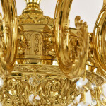 Фото 2 Люстра бронзовая с хрусталём 71201/16/360 A G