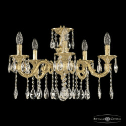 Фото Люстра бронзовая с хрусталём 71201/5/175 A G