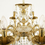 Фото 2 Люстра бронзовая с хрусталём 71201/8/175 B GW