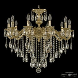 Фото Люстра бронзовая с хрусталём 71202/10/250 B G