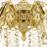 Фото 2 Люстра бронзовая с хрусталём 71202/12/300 A GW