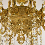 Фото 3 Люстра бронзовая с хрусталём 71202/12/360 B G