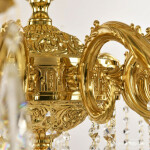 Фото 4 Люстра бронзовая с хрусталём 71202/12/360 B G