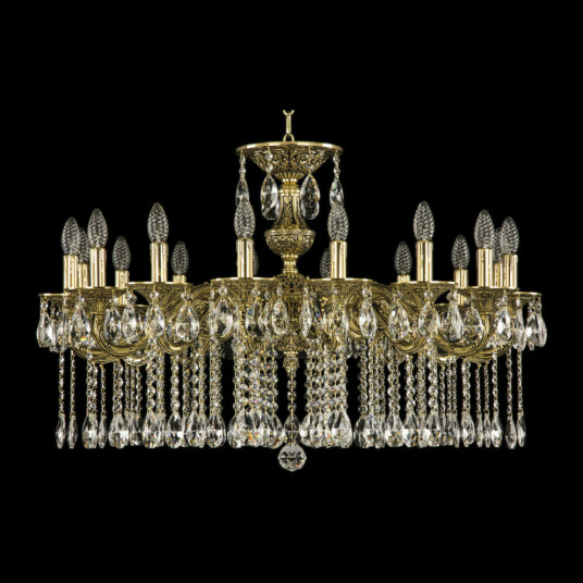 Фото Люстра бронзовая с хрусталём 71202/16/300 A GB