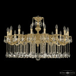 Фото 1 Люстра бронзовая с хрусталём 71202/16/360 A G