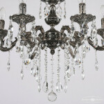 Фото 2 Люстра бронзовая с хрусталём 71202/6/175 B NB