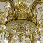 Фото 2 Люстра бронзовая с хрусталём 71202/8/175 A GW