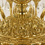 Фото 1 Люстра бронзовая с хрусталём 71301/12/360 A G